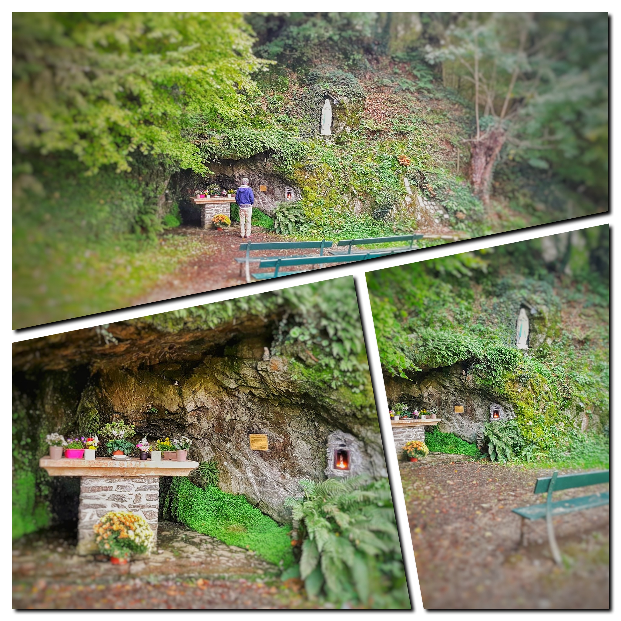 Réplique grotte de Lourdes