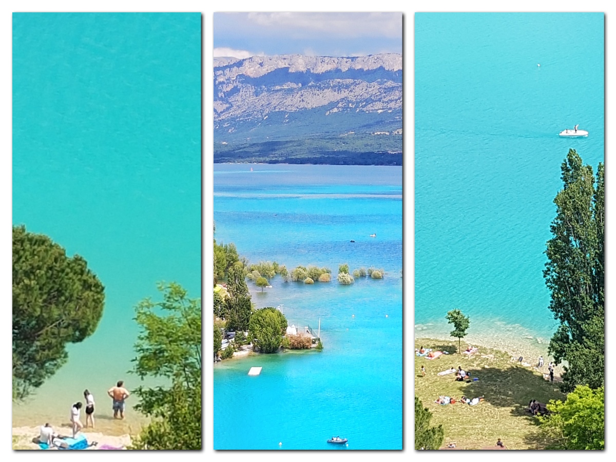 Lac de Sainte Croix bleu turquoise
